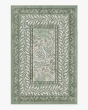 200' x 290' | Machine Washable Runner Rug | Kid & Pet Friendly | Indoor Rug | Provence Sage Rug | Ruggable