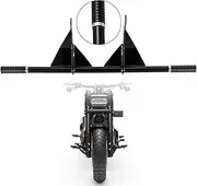 Flat-Out Bar Crash Bar Engine Guard Highway Freeway Bar for Harley Softail Fat boy Fat Bob Heritage Low Rider Breakout Street Bob Deluxe Models 18-Later (Gloss Black)