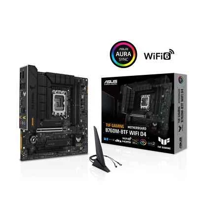 ASUS TUF GAMING B760M-BTF WIFI D4 Mainboard Socket Intel LGA 1700 DDR4 Micro ATX
