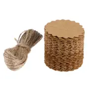 Brown String Tags Swing Tags Vintage Blank Labels Kraft Tags String