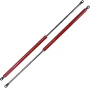 X AUTOHAUX 600mm/23.62" Gas Struts 100N Gas Springs Red Carbon Steel 2 Pcs RV Car Toolbox Lid Storage Box Cover Cabinet Door Cover