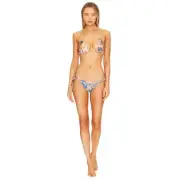 Zimmermann August 2 Piece Size 1 /AU 10/US 6 BNWT Floral Print Ring Tie Bikini