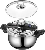 STARTIST Pressure Cooker Pot Canning Cooker Stainless Steel Single Hand Operate 7L Capacity Pressure Canner for Camping Home Outdoor, Without Steamer