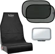 [Britax Römer] Original Accessory Set with Protective Pad for Child Seat, Sun Protection for Windows and Rear Seat Mirror
