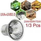 Reptile Sunbathe Heat Emitter Bulb Heat Emitter Lamp UVA+UVB Light Heater