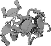 OKUMEYR 10Pcs Shoes Hanger Shoes Hanging Organizer with Double Clip Design for Easy Drying of Slippers Boots Socks for Footwear