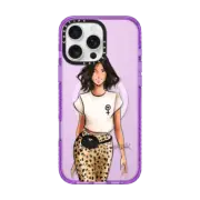 iPhone 16 Pro Max Impact Case MagSafe Compatible Femme Fashion (Transparent Case)