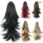 Clip in Claw Clip Ponytail Wig Ombre Pony Tail Hairpiece Party