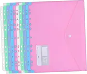 ARTIBETTER 10 Pcs Document Envelopes: Portable A4 File Organizer Bags Multi-Purpose Plastic Pouches for Work School and Travel Essentials