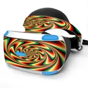 Skin Wrap for Sony Playstation PSVR Headset trippy motion moving swirl illusion
