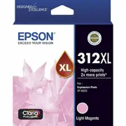 Epson 312XL Light Magenta Ink Cartridge Toner XP-8500 XP-15000 T183692