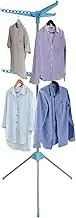 2 Layers/1 Layer Drying Rack,Laundry Drying Stand,Clothes Airer,Laundry Air Dryer,Clothing Dryer,Clothing Drying Rack,Laundry Hanger Rack for 54/27 Pieces of Clothes (2 Layers Blue)