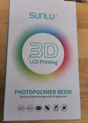 sunlu 3d Lcd printing Photopolymer resin Plant Based WHITE 1000G