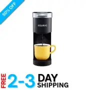 Portable Matte Black Coffee Maker - 12oz Capacity for Easy Brewing Anywhere