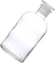 VALICLUD 1Pc Narrow Mouth Borosilicate Glass Bottle Liquid Storage Container for Chemicals and Sealing for Chemical Labs and Food