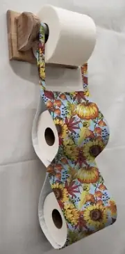 Fall Pumpkin Sunflowers Corn Toilet Paper Holder