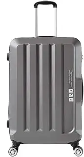 [Slimbridge] 28" Inch Travel Luggage Lightweight Check in Suitcase with Built-in Lock, Hard Shell Travel Trolley Packing Universal Wheels Spinner Cabin Dark Grey