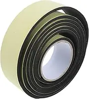 GLEAVI 1 Roll Adhesive Foam Tape Weather Stripping Insulation Strip for Doors and Windows Foam Seal for Home Office Factory Use