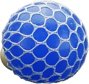 Fidget Mesh Balls Squeeze Sensory Grape Balls Toy for Adults Pressure Relief Office Dark Blue Fidget Mesh