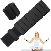 SUNYA Weight Cuffs, Weights for Legs and Arms, Set of 2, Adjustable Silicone Wrist Weights, Perfect for Yoga & Pilates, Dance, Barre, Cardio