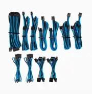 Corsair PSU Blue/Black Premium Individually Sleeved DC Cable Pro Kit Type 4