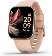 [FITVII] Health & Fitness Tracker (Answer/Make Calls), Smart Watch with 24/7 Heart Rate and Blood Pressure, Sleep Tracking, Blood Oxygen Monitor, 120+ Sport Mode Waterproof Activity Tracker