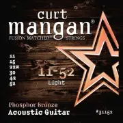 Curt Mangan Phosphor Bronze Acoustic Guitar Strings; gauges 11-52