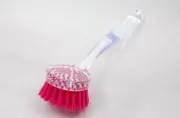 CLEANING / BATHROOM / CLEAR ROUND CLEANING BRUSH / PINK #KD