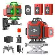 Laser Level,4D 16 Lines Laser Level 4x360 Self Leveling Tool for Construction...
