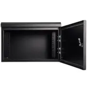 4RU 19" DATA RACK WALL MOUNTED SERVER CABINET 600X300 IP66 BLACK IP ENCLOSURES