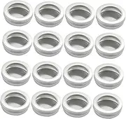 VICASKY Cosmetic Jar Set Aluminum Box with Wide Mouth for Easy Filling Dispensing