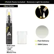 Touch up Paint for Seat Leon Code: A9B Blanco Frio