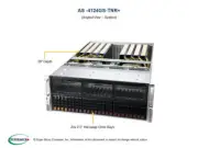 Supermicro AS-4124GS-TNR 8GPU Server, 2xAMD 7663 CPU, 8xA100 40GB GPU, 512GB RAM