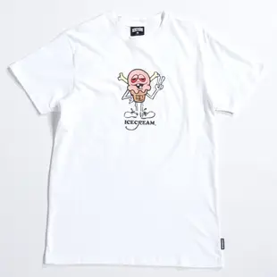 ICECREAM PEACE SS TEE 男款 短袖上衣 短T T恤 421-1204-WHITE 白色