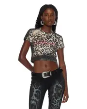 Buy Mowalola Baby Tee Cheetah | Ksubi ++