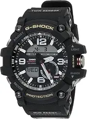 [Casio] GG1000-1A Mens Black Analog/Digital Watch with Black Band
