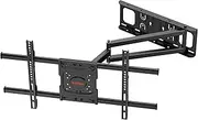 WHYFONE Corner TV Wall Mount,Long Arm TV Mount with 25.6 inch Extension,Full Motion TV Mount Swivel and Tilt Heavy Duty,90 Degree TV Wall Mount,Fit 32-70''TV, Load 77lbs,Max VESA 600x400mm by