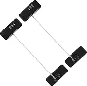 Toddmomy 2Pcs Refrigerator Locks for Safety Adhesive Combination Window Locks for Childproof Fridge Lock Easy Installation for Cabinets and Versatile Security