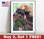 Record of Lodoss War Poster 18" x 24" Print Anime Wall Art Decor 6