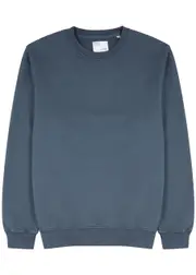 Colorful Standard Cotton Sweatshirt - Blue - L L