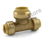1/2" x 1/2" x 3/4" Sharkbite Style (Push-Fit) Push to Connect LF Brass Tee