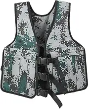 Yosoo Unisex 20KG/ 44LBS Adjustable Camouflage Weighted Vest Training Workout Fitness Exercise Jacket (NOT include weights)