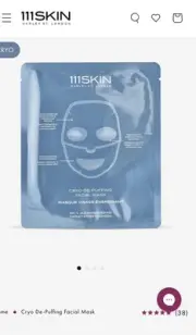 111SKIN Cryo De-Puffing Facial Mask-BOX OF 5!