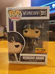 Funko Pop Metallic Wednesday Addams #1311 Hot Topic Exclusive Vaulted/Retired