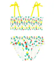[Stella McCartney Kids] Stella McCartney Kids Floral ruffle-trimmed bikini Y 4 multicoloured