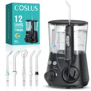 Professional Water Flosser for Teeth 2 Modes & 12 Pressure Settings Electric ...