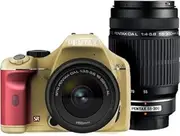 [Pentax] DSLR K-x Double Zoom Kit Beige/Red 015