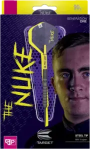 Target Luke Littler ‘The Nuke’ 90% Gen 1 Tungsten Steel Tip Swiss Point Darts