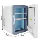 8/10L Mini Fridge Portable Refrigerator Cooler&Warmer Food Drink Car Bedroom TOP