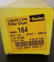 B10-127 / IR707 / 6X512 / LLD164 MODEL 164 PARKER LIQUID LINE FILTER DRYER